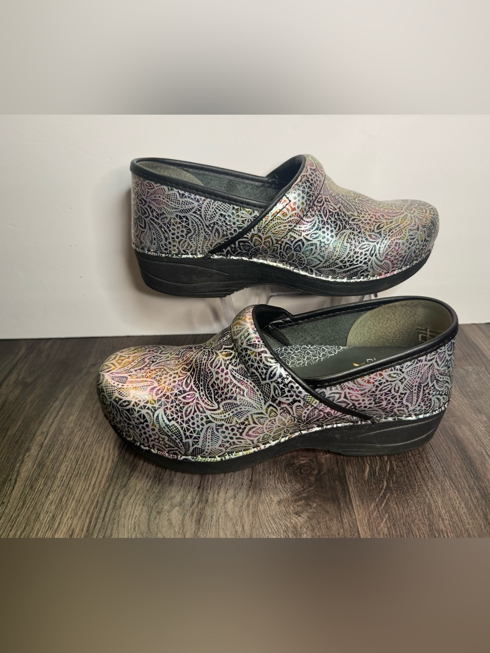 🔥Dansko Pro XP 2.0 Lacy Leather Nursing Clogs Women's EU 39 US 8.5-9